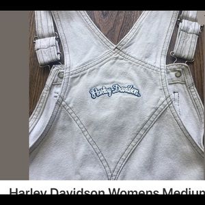 Harley Davidson bib overall shorts